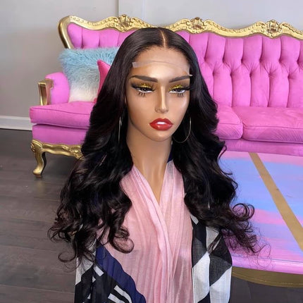 5x5 Body Wave HD Lace Closure Wigs 100% Virgin Human Hair-Aaliweya