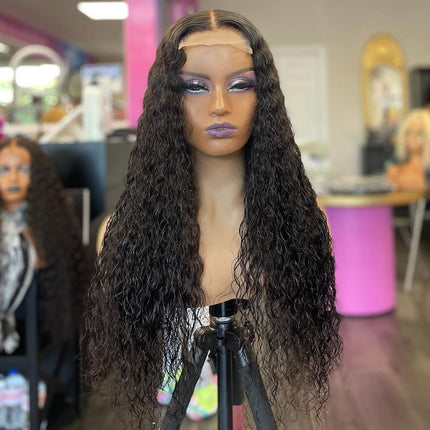 Jerry Curly 5x5 HD Lace Closure Wig Pre Plucked With Baby Hair Glueless 100% Real Humam Hair Aaliweya