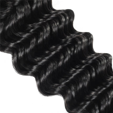 Deep Wave 4 Bundles Hair Weave 100% Human Hair-Aaliweya