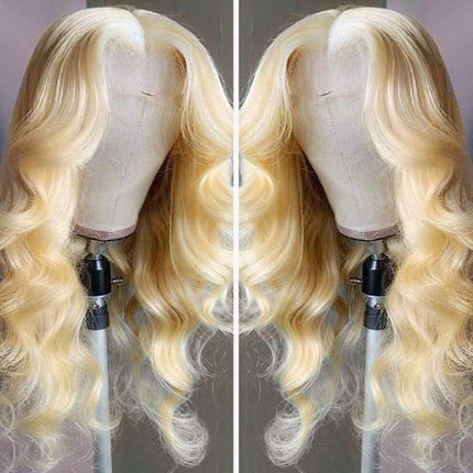 613 Blonde Body Wave Hair Lace Front Wigs Pre Plucked With Baby Hair-Aaliweya